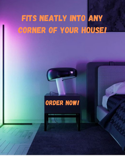 RGB LED Floor Corner Lamp Light Stand